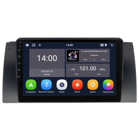 BMW 5 Serisi E39 Android Multimedya Sistemi (1996-2004) - Görsel 2