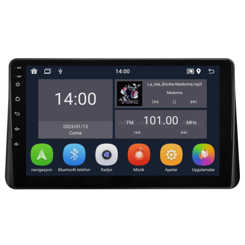 Ford Courier Android Multimedya Sistemi (2013-2024) - Görsel 2