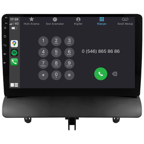 Ford Courier Titanium Android Multimedya Sistemi (2013-2024) - Görsel 3