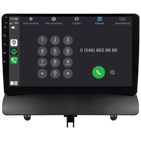 Ford Courier Titanium Android Multimedya Sistemi (2013-2024) - Görsel 4