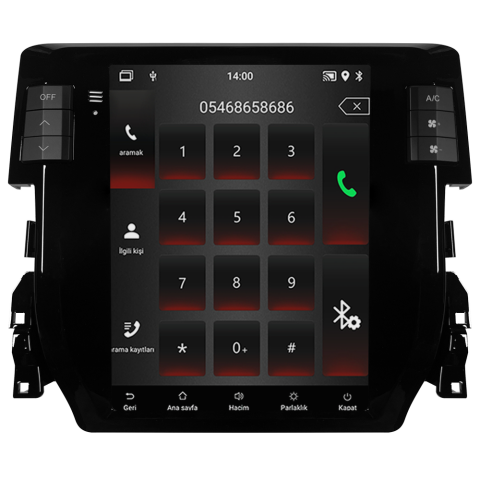 Honda Civic FC5 Android Multimedya Sistemi (2016-2021)CRV-4895XDT - Görsel 4