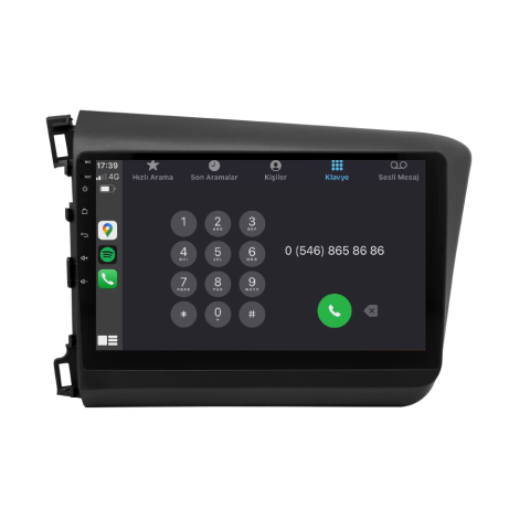 Honda Civic FB7 Android Multimedya Sistemi (2012-2016) - Görsel 5