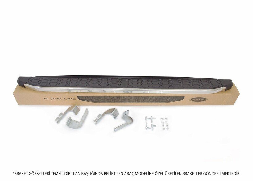 OMSA BMW X5 F15 Blackline Yan Basamak Krom 2013 ve Sonrası - Görsel 2