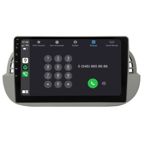 Fiat 500 Multimedya Sistemi Beyaz Çerçeve (2008-2014) - Görsel 6