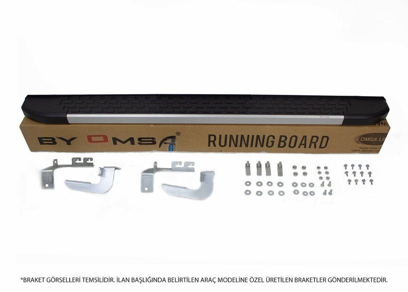 OMSA Fiat Freemont Nevada Yan Basamak Alüminyum 2011 ve Sonrası - Görsel 2