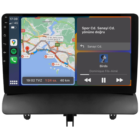 Ford Courier Titanium Android Multimedya Sistemi (2013-2024) - Görsel 5