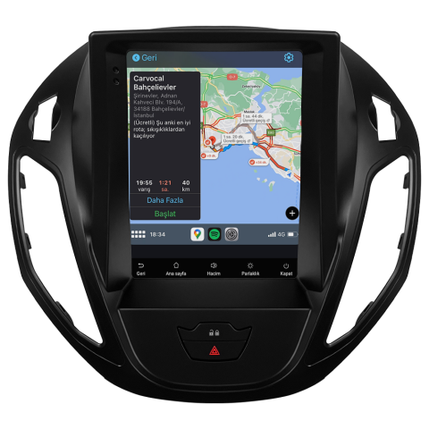 Ford Courier Titanium Android Multimedya Sistemi (2013-2024) - Görsel 7