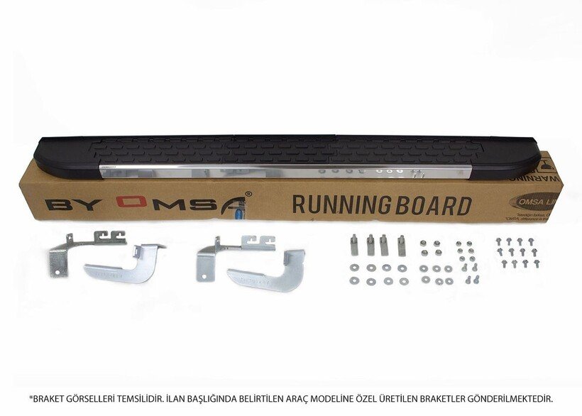 OMSA Jeep Commander Nevada Yan Basamak Krom 2006-2010 ve Sonrası - Görsel 2