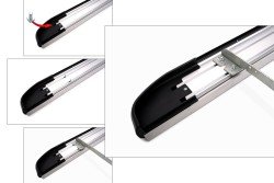 OMSA Jeep Commander Proside Yan Basamak Alüminyum 2006-2010 Arası - Görsel 2