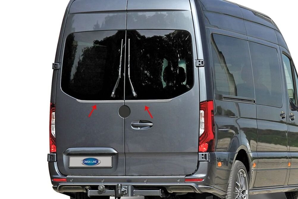 Mercedes Sprinter W907 Krom Arka Cam Alt Çıta 2018 ve Sonrası