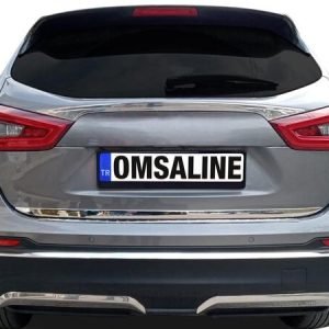 Nissan Qashqai Krom Arka Tampon Çıtası 2014 ve Sonrası