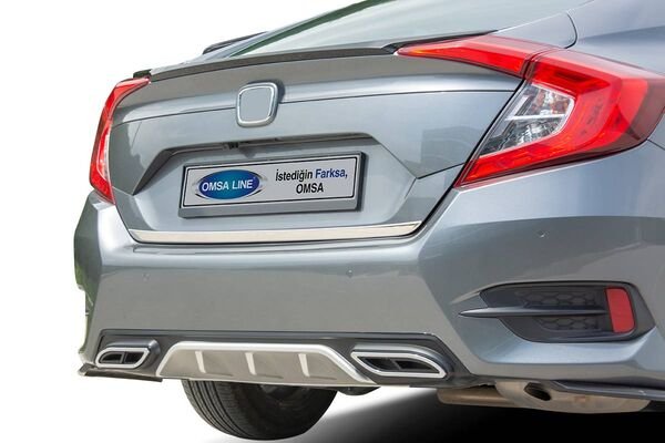 Honda Civic FC5 Krom Bagaj Alt Çıtası 2016-2021 Arası