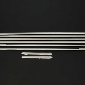 OMSA Mercedes Vito W447 Krom Cam Alt Çıtaları 8 Parça Tek Sürgülü Uzun Şase 2014 ve Sonrası