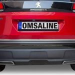 OMSA Peugeot 3008 Krom Bagaj Alt Çıta 2016-2024 Arası
