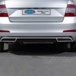 OMSA Skoda Octavia A7 Krom Egzoz Ucu Arka Difüzör 2013-2019 Arası