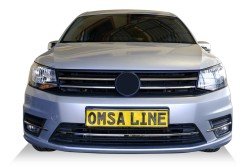 OMSA VW Caddy Minivan Krom Ön Tampon Çıtası 3 Parça 2015-2019 Arası - Görsel 2