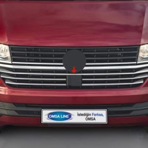 OMSA VW T6.1 Caravelle Krom Ön Panjur Alt Çıtası 5 Parça 2020-2023 Arası