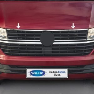OMSA VW T6.1 Transporter Krom Ön Panjur Kaput Üst Çıtası 2020-2023 Arası