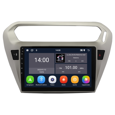 Citroen C-Elysee Android Multimedya Sistemi (2012-2024)