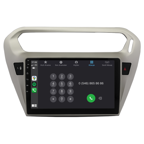 Citroen C-Elysee Android Multimedya Sistemi (2012-2024) - Görsel 4