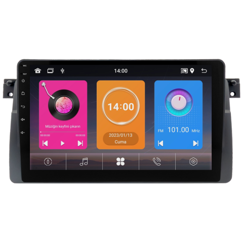 BMW 3 Serisi E46 Android Multimedya Sistemi (1997-2005)