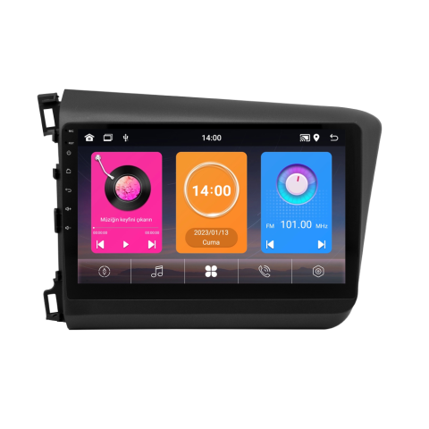 Honda Civic FB7 Android Multimedya Sistemi (2012-2016)