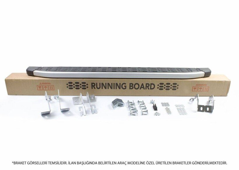 OMSA Jeep Cherokee 4 Blackline Yan Basamak Alüminyum 2008 ve Sonrası - Görsel 2