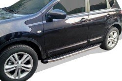 OMSA Nissan Qashqai 2 Blackline Yan Basamak Krom 2010-2014 Arası