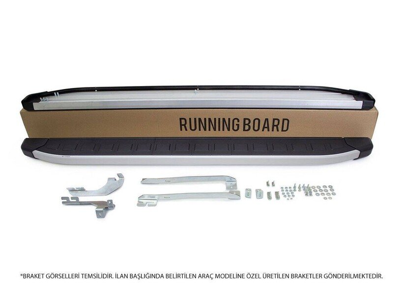 OMSA Ford Tourneo Custom Proside Yan Basamak Alüminyum Kısa Şase 2012-2023 Arası - Görsel 2