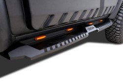 OMSA Mitsubishi L200 Dakar Yan Basamak Siyah V2 Ledli 2020-2024 Arası