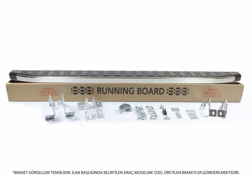 OMSA Toyota C-HR Blackline Yan Basamak Krom 2016-2023 Arası - Görsel 2