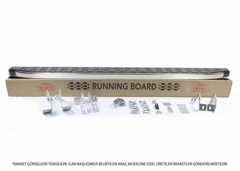 OMSA VW Caddy Blackline Yan Basamak Krom 2003-2020 Arası - Görsel 2