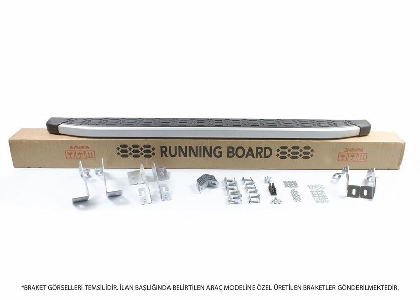 OMSA Subaru XV Blackline Yan Basamak Alüminyum 2012-2018 Arası - Görsel 2